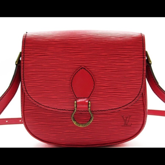 Louis Vuitton Mini Saint Cloud Shoulder bag EPI Red - Picture 3 of 11